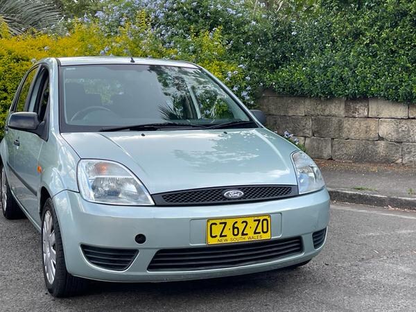 Sell Used Ford Fiesta for Cash! - Photo showing the front driver side angle view of a used car that We Buy Sydney Cars purchased today - Call the team in Sydney on 0421101021